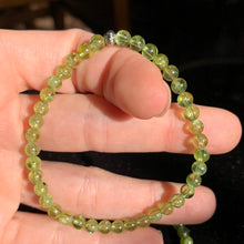 Load image into Gallery viewer, 4.8mm Peridot Bracelet 7.25"