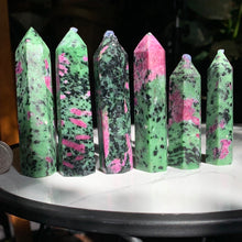 Load image into Gallery viewer, Ruby Zoisite Points- Several to Choose from!