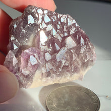 Load image into Gallery viewer, 1.1” x 1.4” Amethyst Skelatal/Elestial Quartz Record Keeper Specimen-50 grams