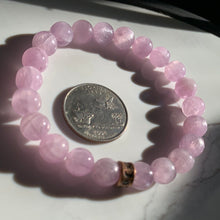 Load image into Gallery viewer, 8mm HQ AA Kunzite 7.5" Bracelet