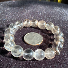 Load image into Gallery viewer, 11mm Smokey Quartz Bracelet 7.5"