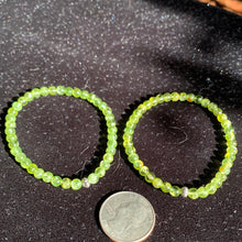 Load image into Gallery viewer, 4.8mm Peridot Bracelet 7.25"