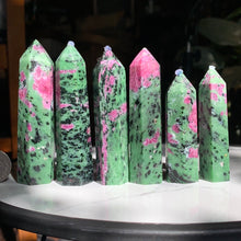 Load image into Gallery viewer, Ruby Zoisite Points- Several to Choose from!