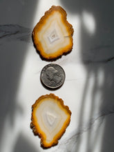 Load image into Gallery viewer, HQ Iris Agate Slice-Multicolor fire- 2 to choose from!
