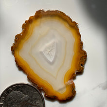 Load image into Gallery viewer, HQ Iris Agate Slice-Multicolor fire- 2 to choose from!