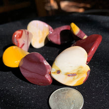 Load image into Gallery viewer, Mookaite 30mm Heart Bracelet-Only One!