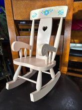Load image into Gallery viewer, Mother Sew Dear Doll E-2850 by Precious Moments 18" tall-1984 w/Rocking chair