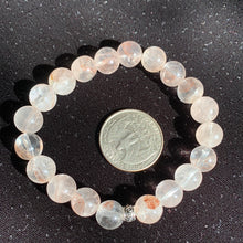 Load image into Gallery viewer, 9.8 mm Fire Quartz Bracelet 7.5"