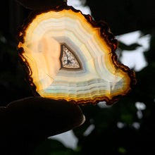 Load image into Gallery viewer, HQ Iris Agate Slice-Multicolor fire- 2 to choose from!