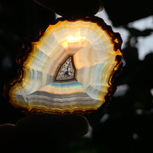 Load image into Gallery viewer, HQ Iris Agate Slice-Multicolor fire- 2 to choose from!