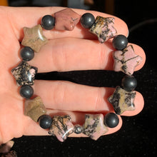 Load image into Gallery viewer, 16mm Rhodonite Star Bracelet - 2 Styles to choose from!