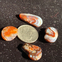 Load image into Gallery viewer, RARE Fire Agate cabs! 4 to choose from!