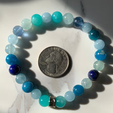 Load image into Gallery viewer, 8mm Sea Vibes Bracelet 7.5”