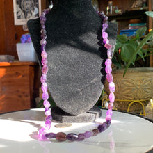 Load image into Gallery viewer, AA HQ Amethyst Fauceted Necklace 15”