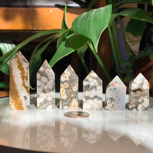 Load image into Gallery viewer, Stunning Orbicular Ocean Jasper points - 6 to choose from!