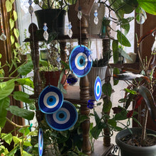 Load image into Gallery viewer, Evil Eye Metal Windchime