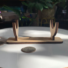 Load image into Gallery viewer, Wooden Moon Double Point or Tower Stand