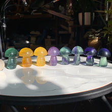 Load image into Gallery viewer, AA Fluorite Mushrooms 1.4”-1.6” Several to choose from