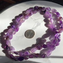 Load image into Gallery viewer, AA HQ Amethyst Fauceted Necklace 15”