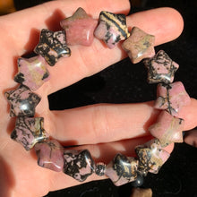 Load image into Gallery viewer, 16mm Rhodonite Star Bracelet - 2 Styles to choose from!
