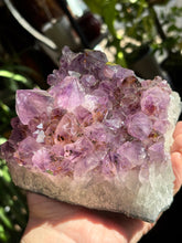 Load image into Gallery viewer, Amazing Rutilated Amethyst Specimen 5” x 4.5” x 3” - 1.3kg