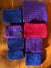 Load image into Gallery viewer, Hand Knitted Scrub Pad-Different sizes to choose from!