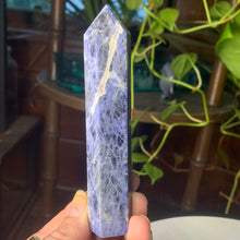 Load image into Gallery viewer, 4.5” Sodalite Point 100 grams