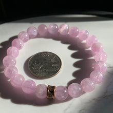 Load image into Gallery viewer, 8mm HQ AA Kunzite 7.5" Bracelet