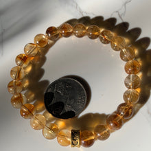 Load image into Gallery viewer, HQ 8mm Brazilian Citrine Bracelet