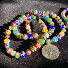 Load image into Gallery viewer, $5 Flower Power Bracelets-2 bead sizes to choose from!