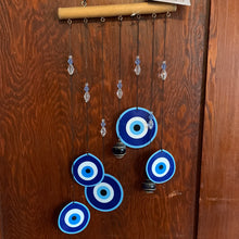 Load image into Gallery viewer, Evil Eye Metal Windchime