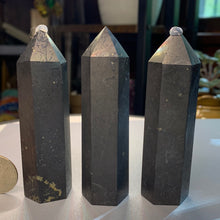 Load image into Gallery viewer, 3” Shungite Point- 3 to choose from!