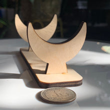 Load image into Gallery viewer, Wooden Moon Double Point or Tower Stand