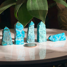 Load image into Gallery viewer, Malachite/Chrysocolla Mini Points-Several to choose from!