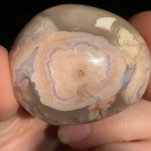 Load image into Gallery viewer, Pink Flower Agate Palm 1.8” x 1.5” 78 grams