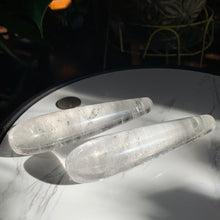 Load image into Gallery viewer, 5.1” Clear Quartz Wand- 2 to choose from!
