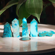 Load image into Gallery viewer, Malachite/Chrysocolla Mini Points-Several to choose from!