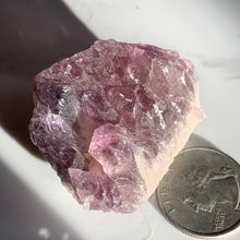 Load image into Gallery viewer, 1.1” x 1.4” Amethyst Skelatal/Elestial Quartz Record Keeper Specimen-50 grams