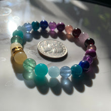 Load image into Gallery viewer, 8mm Spring Vibes Crystal Bracelet 7.5”