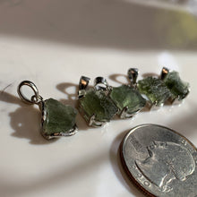 Load image into Gallery viewer, 5 Amazing Moldavite Pendants to choose from!