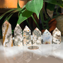 Load image into Gallery viewer, Stunning Orbicular Ocean Jasper points - 6 to choose from!
