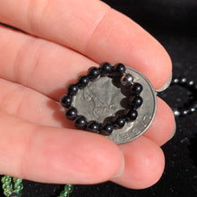 Load image into Gallery viewer, Handmade Crystal Rings/Mini Sphere Stands-Black Spinel or Peridot