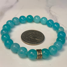 Load image into Gallery viewer, 8mm AA Amazonite 7" Bracelet