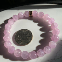 Load image into Gallery viewer, 8mm HQ AA Kunzite 7.5" Bracelet