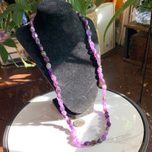 Load image into Gallery viewer, AA HQ Amethyst Fauceted Necklace 15”