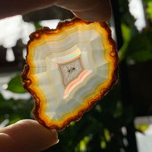 Load image into Gallery viewer, HQ Iris Agate Slice-Multicolor fire- 2 to choose from!