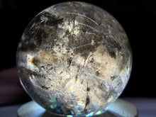 Load image into Gallery viewer, 2.3" Tricolor Rutile Smokey Quartz Sphere 312 grams