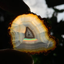 Load image into Gallery viewer, HQ Iris Agate Slice-Multicolor fire- 2 to choose from!