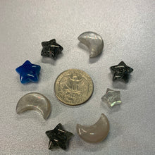 Load image into Gallery viewer, Mini Moons and Stars-Many Materials and Prices!