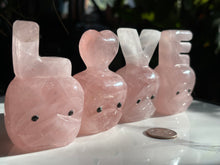 Load image into Gallery viewer, Rose Quartz LOVE Buddies- 4pc SET 834 grams